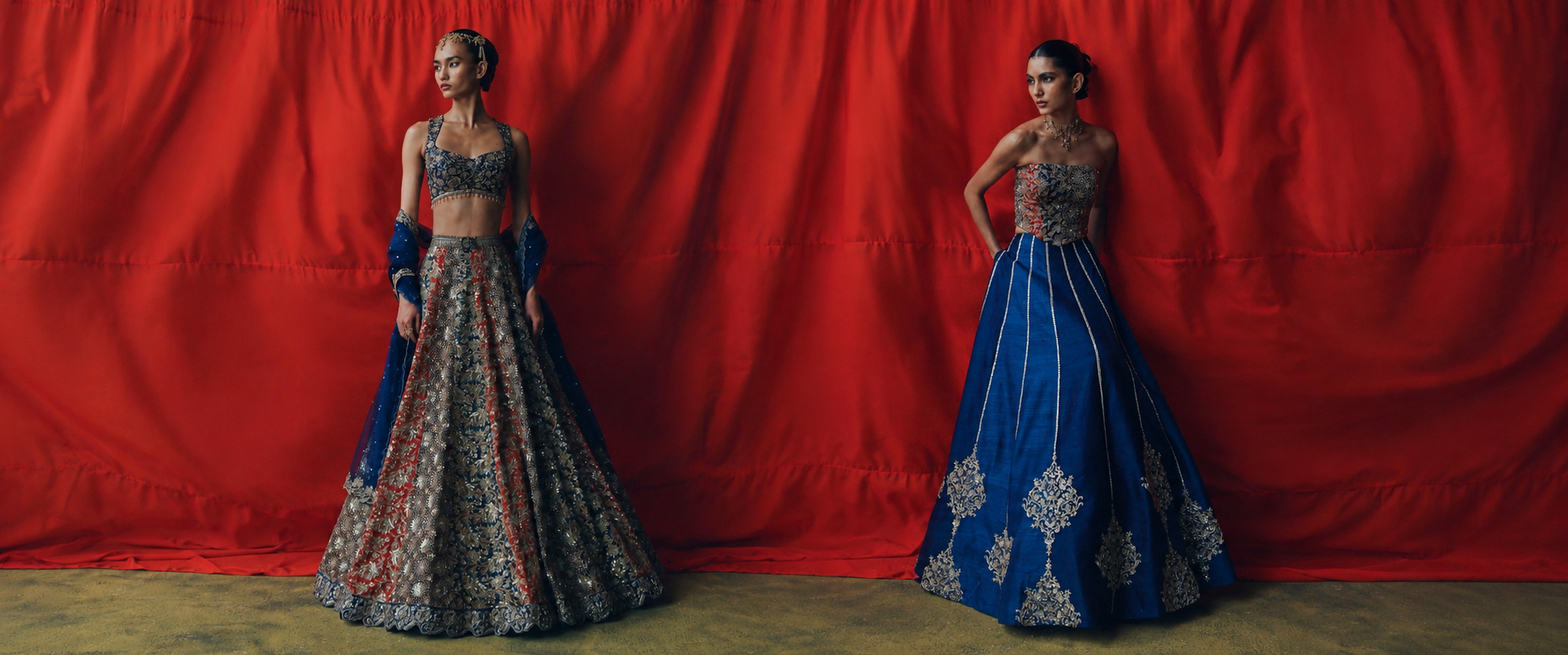 Ajrakh Lehenga Sets That Celebrate the Beauty of Indian Craft
