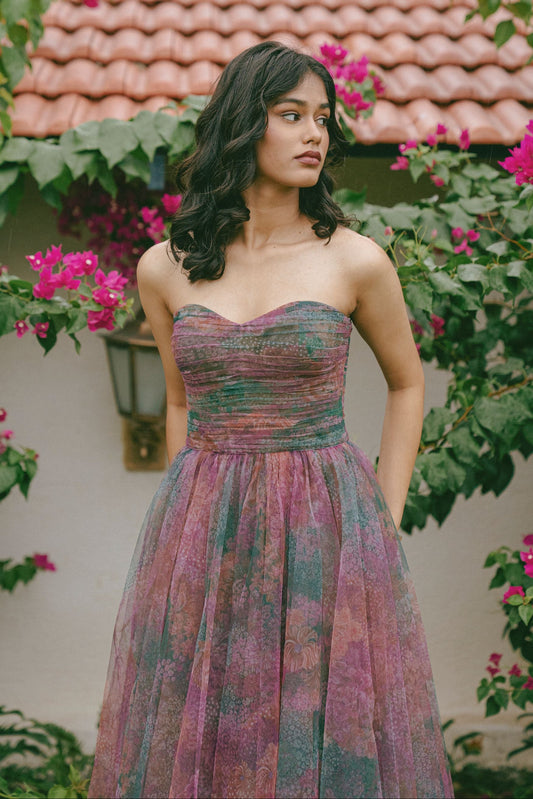 Rose Mist Blossom Dress