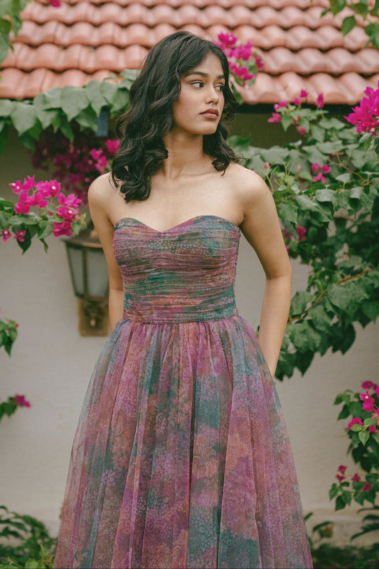 Rose Mist Blossom Dress