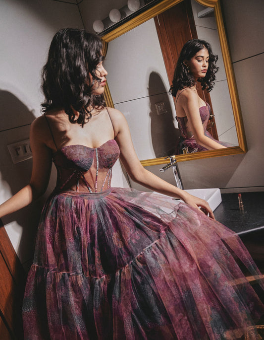 Clara Willow Blossom Corset Dress
