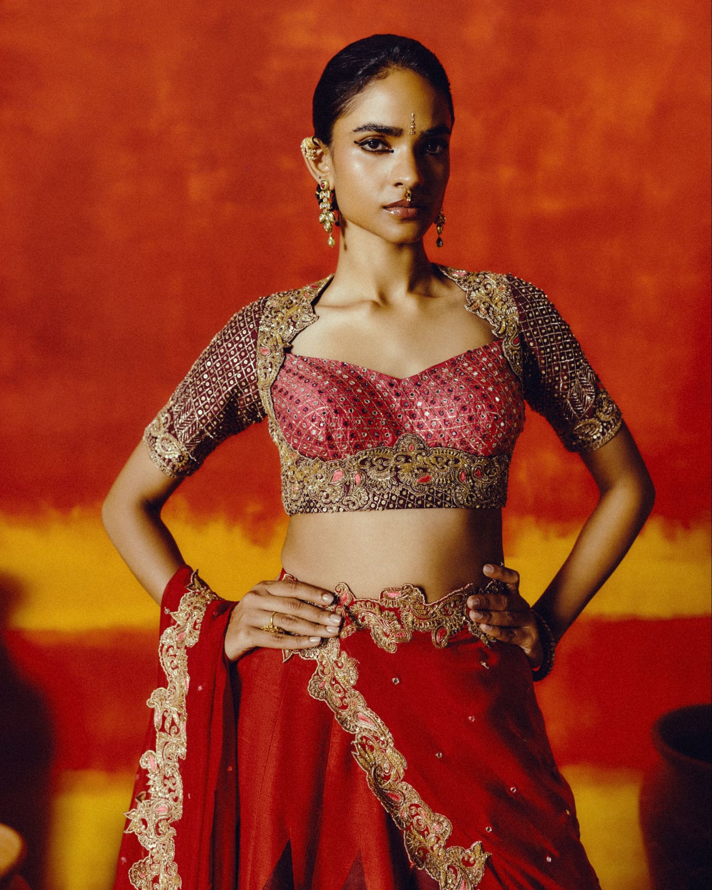 Aruna Rekha Lehenga Set