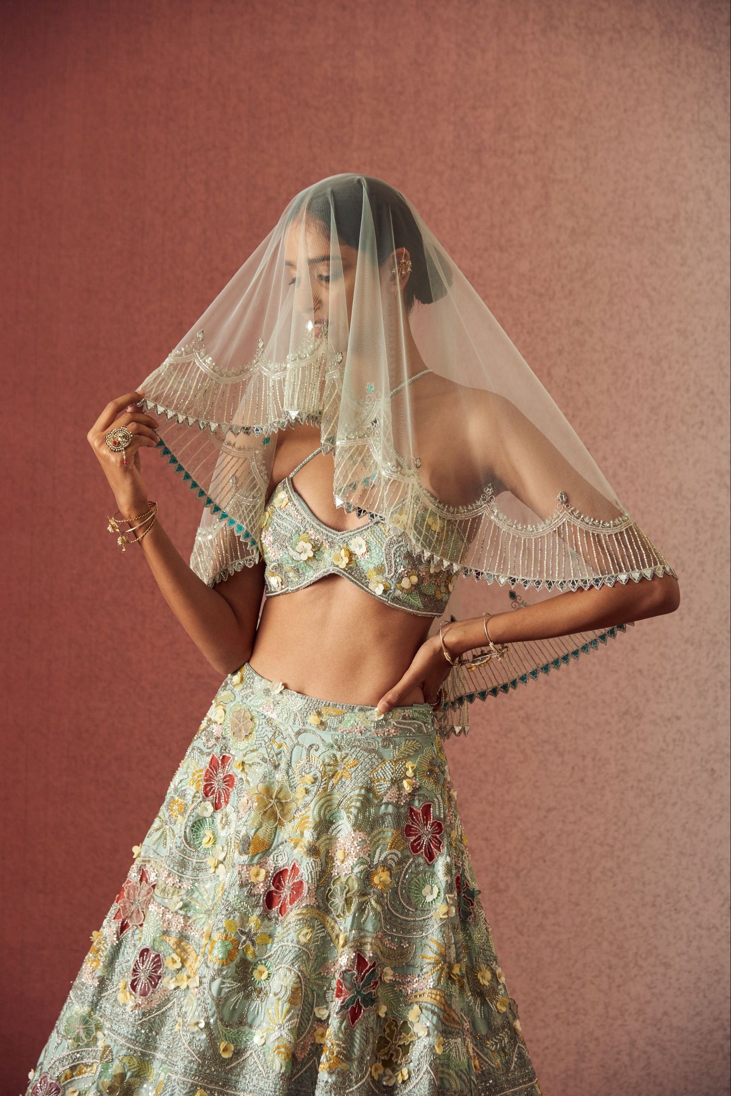 Flowered Opulence Lehenga Set