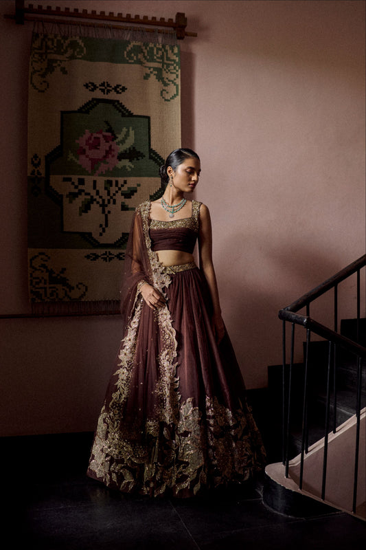 Amberwood bloom lehenga set