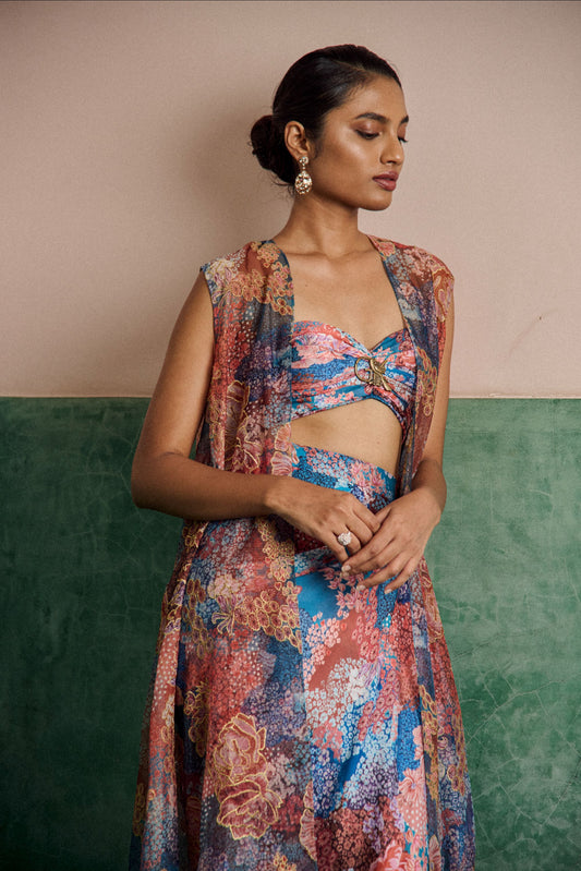 Twilight blossom jacket set