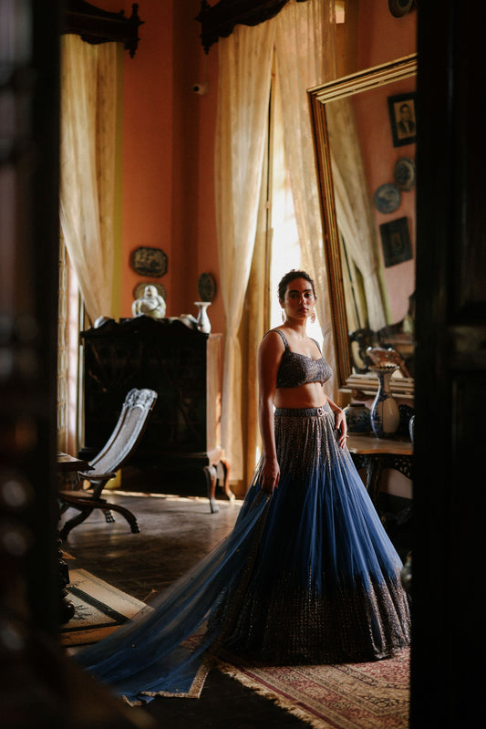 Night Fall Lehenga