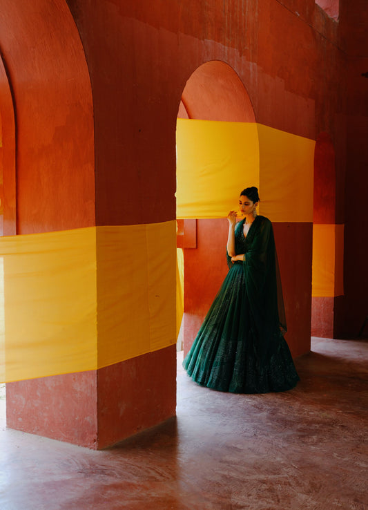 Crystal Jade  Lehenga