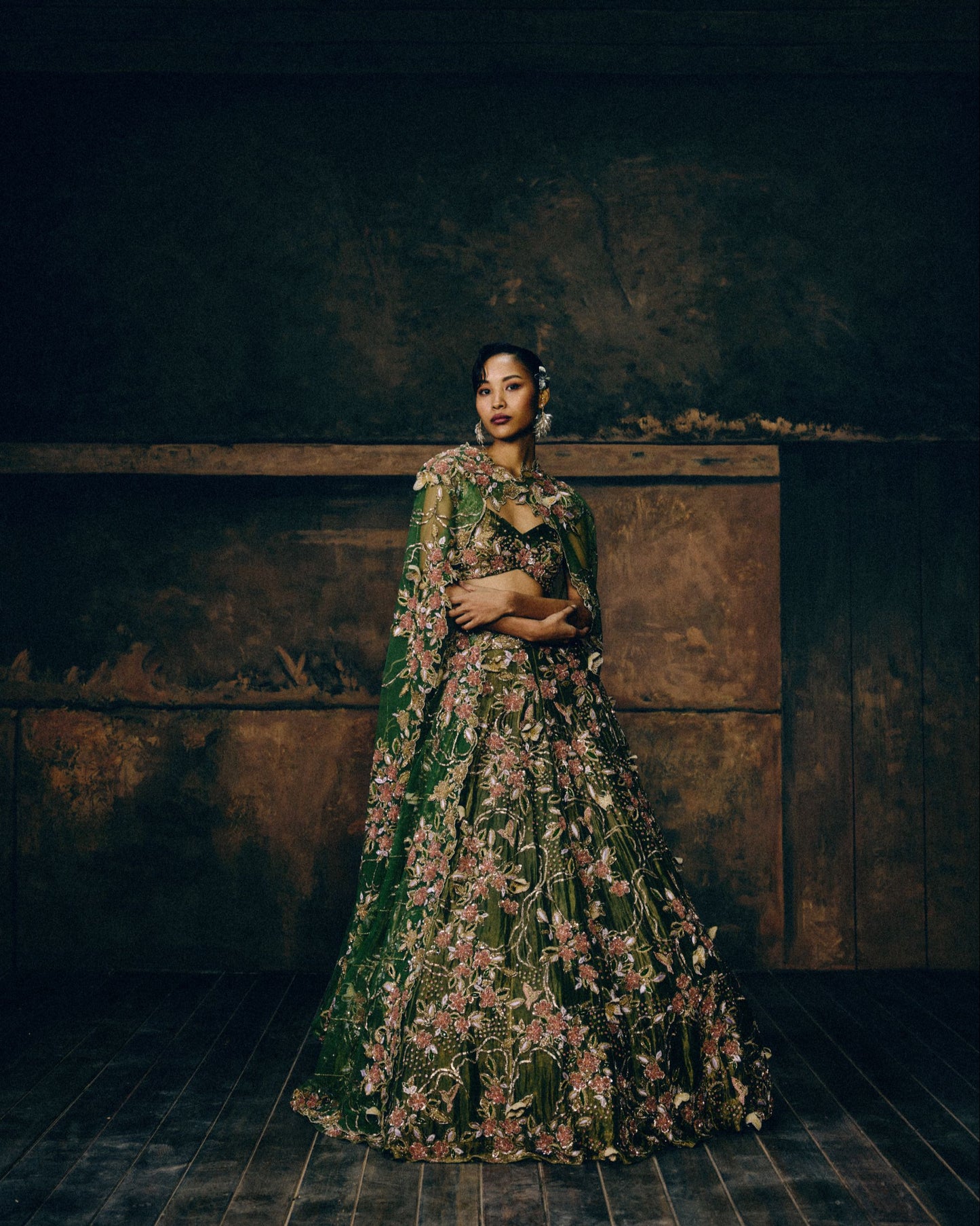 Wildflower Meadow Tissue
Lehenga Set