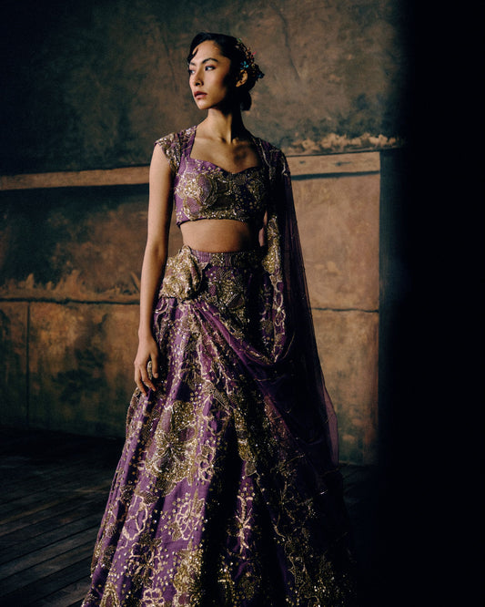 Charrlotte Aster Lehenga Set