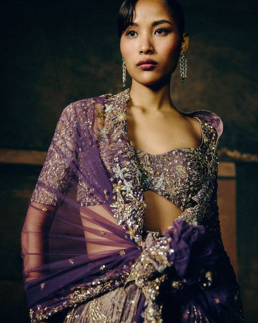 Voilet Ridge Lehenga Set