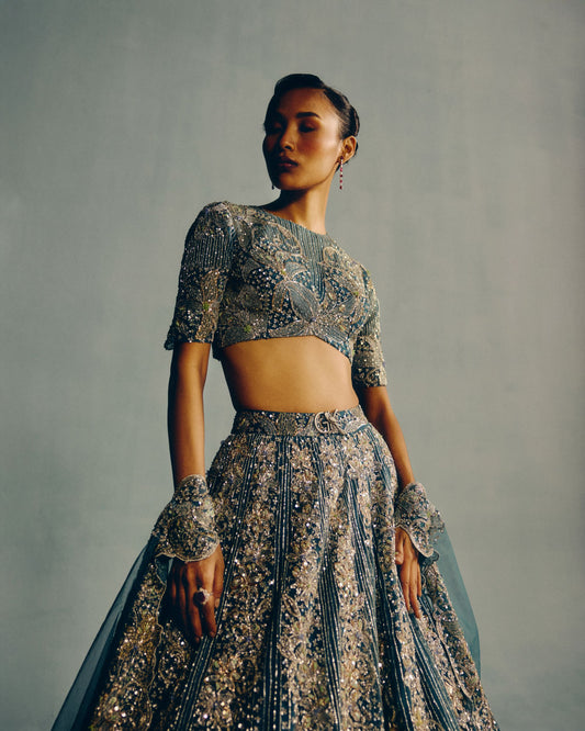 Lily Blooms Lehenga Set