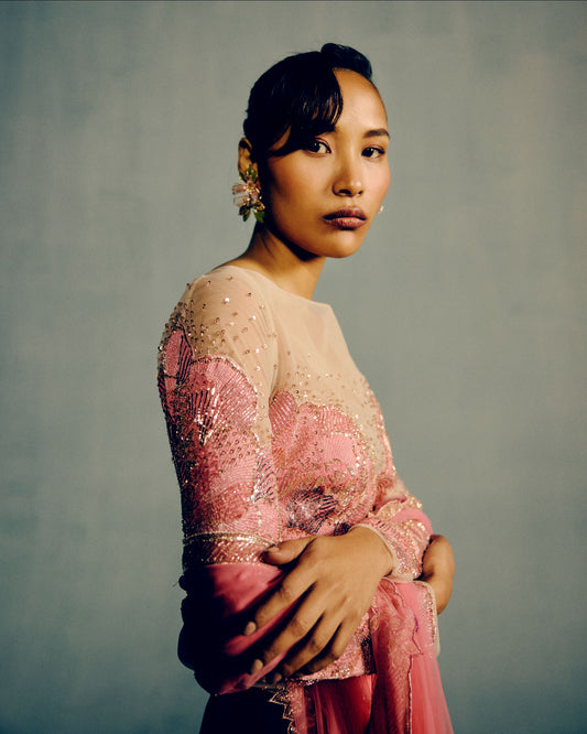 Blossoms Kiss Lehenga Set