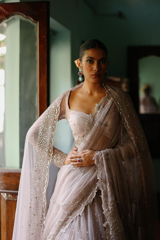 Sequin gleam lehenga set