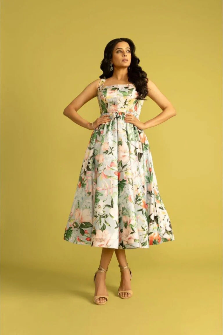 Priyamani in Sunbeam Blossom dress