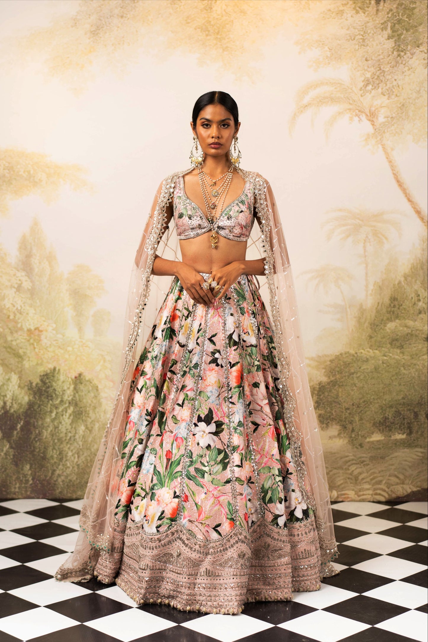 Ballet Rose Lehenga