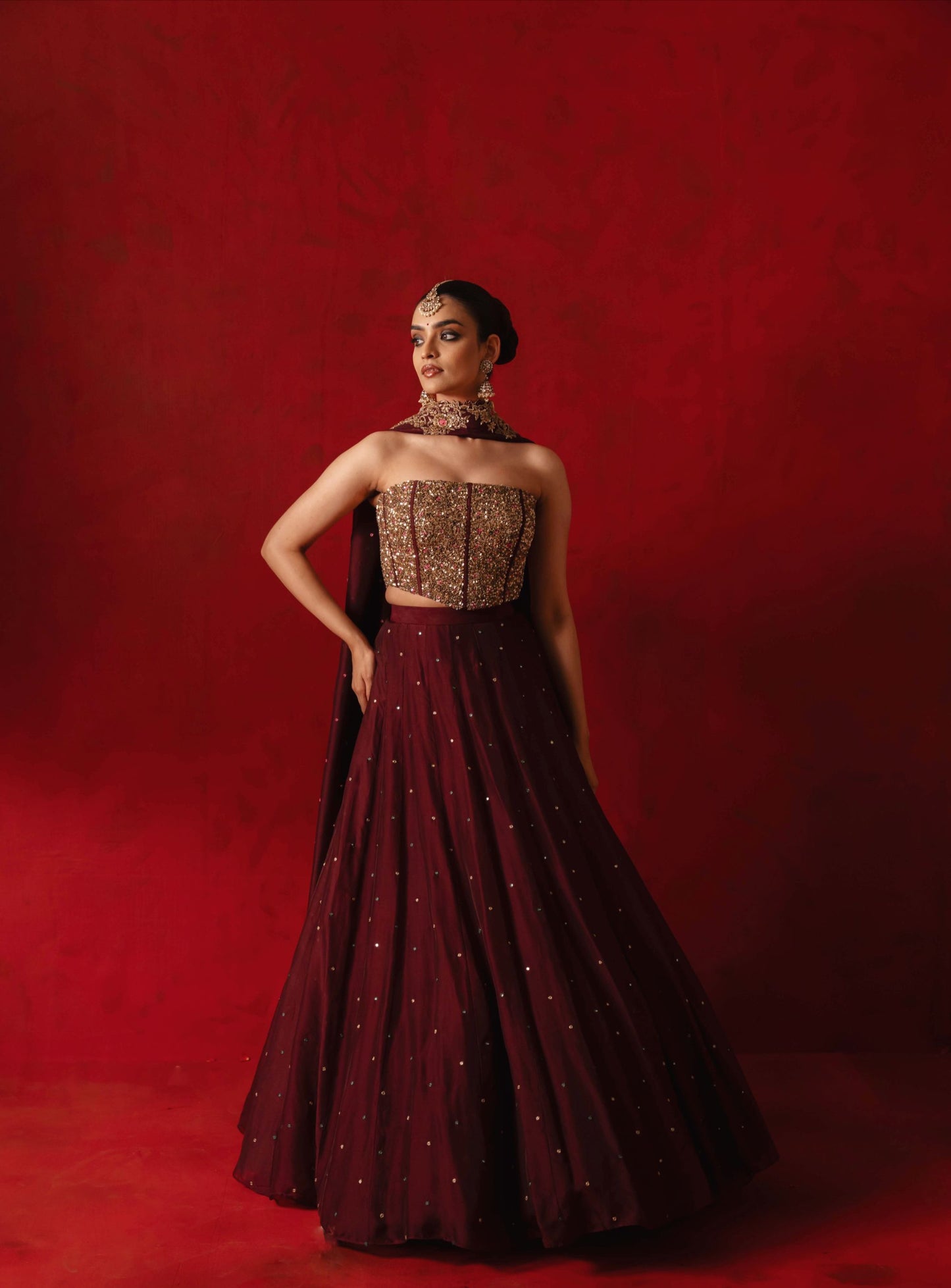 Maanvizhi Lehenga Set