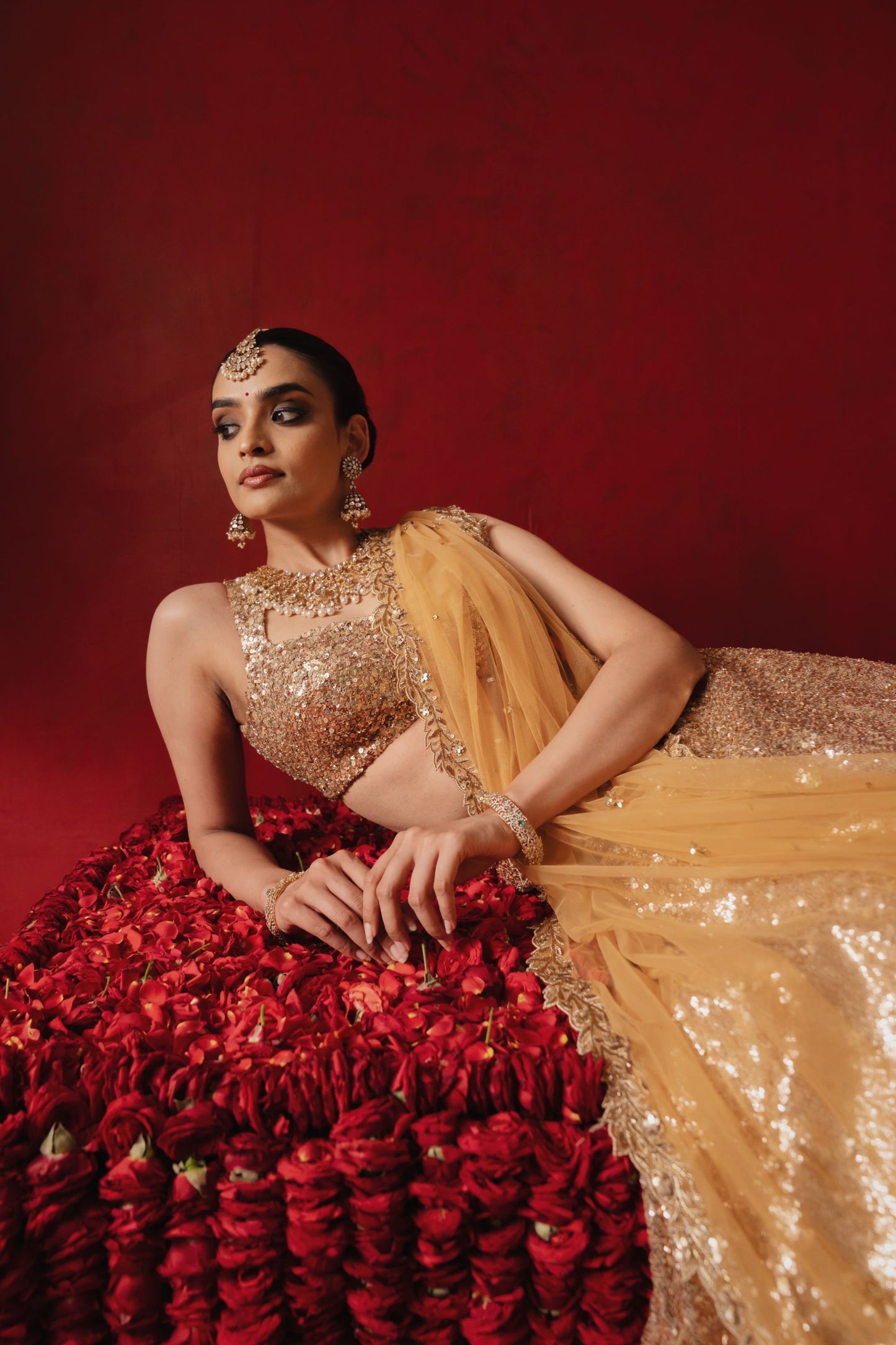 Ponmalar Lehenga Set