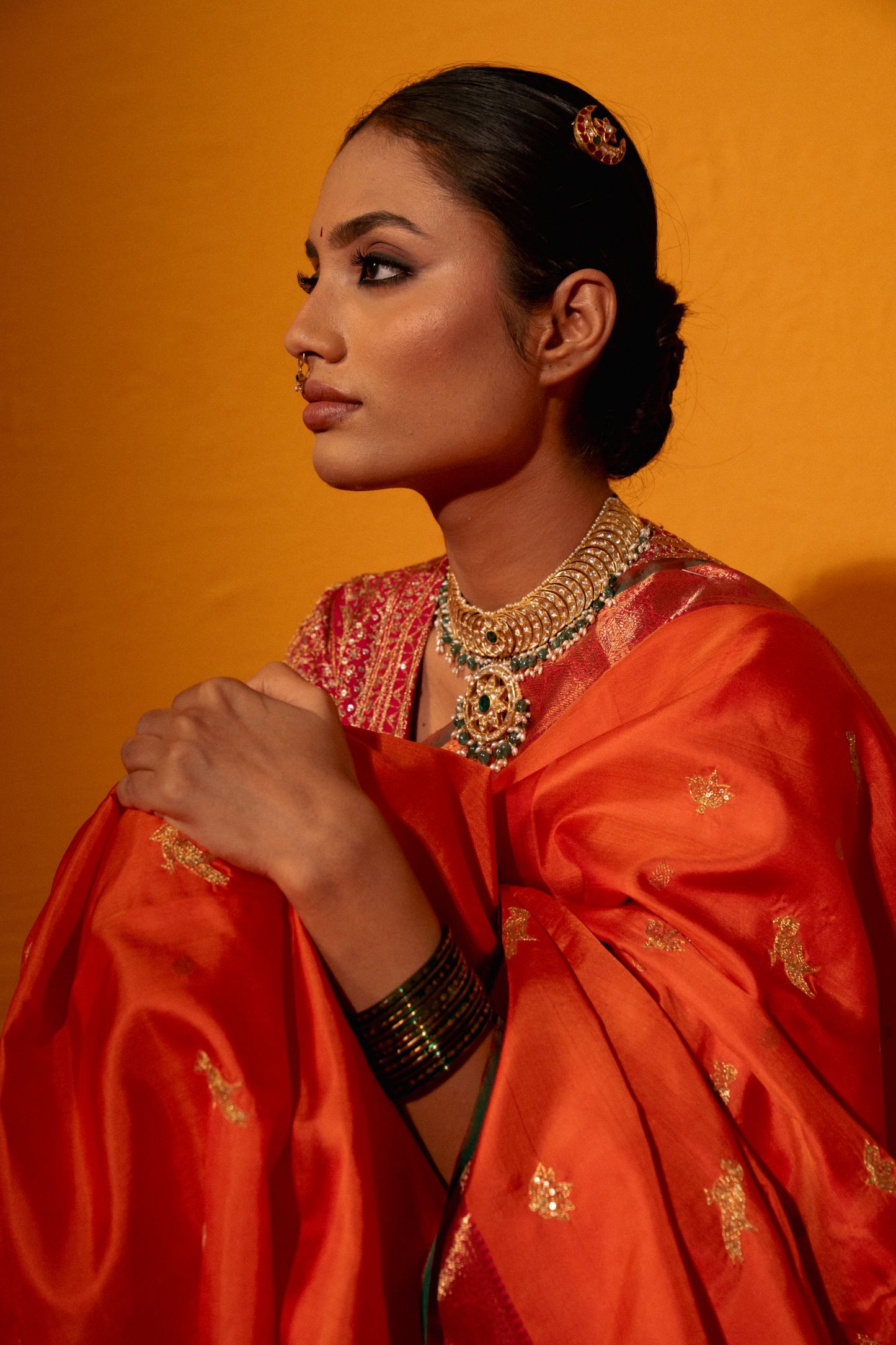 Kili Vanam Saree Set