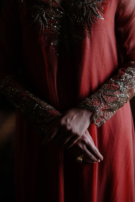 Burnt Orange kurta set