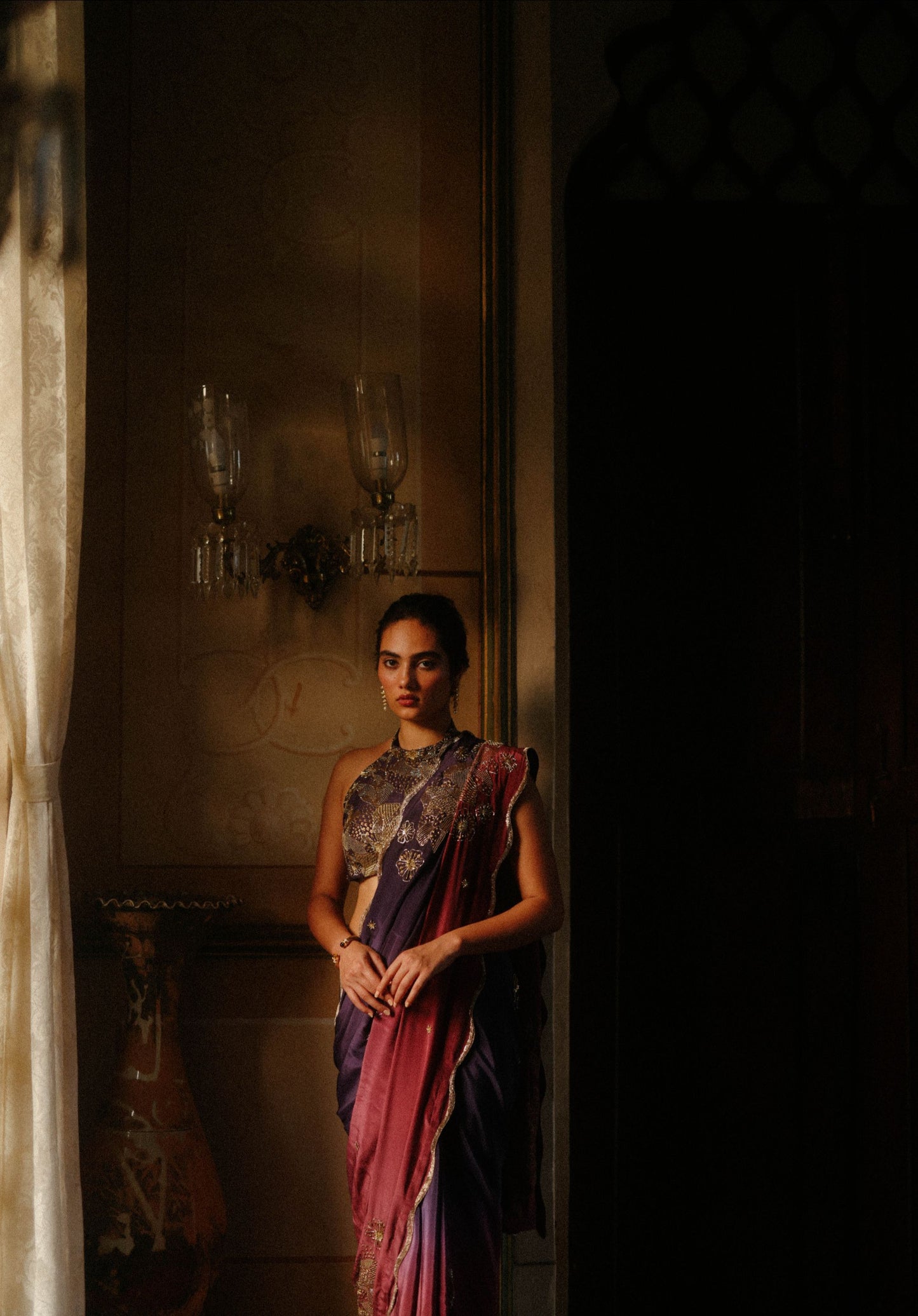 Amethyst Saree