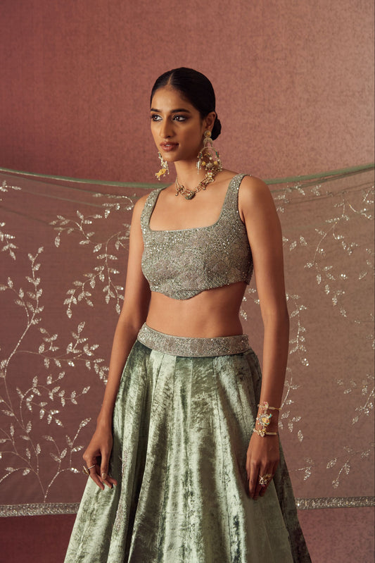 Vine of Blossoms Lehenga set