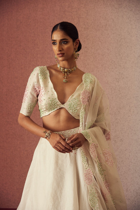 Mystique ivory lehenga set