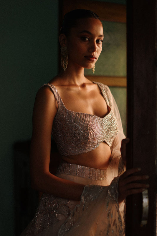 Morning bloom lehenga set