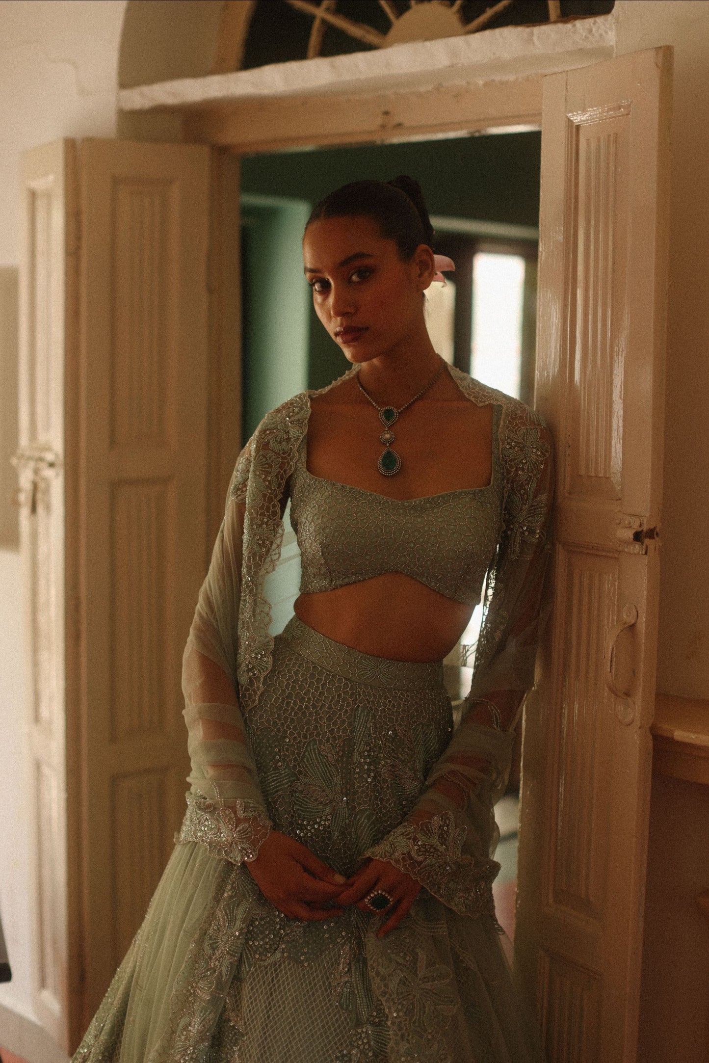 Floral Hive lehenga set
