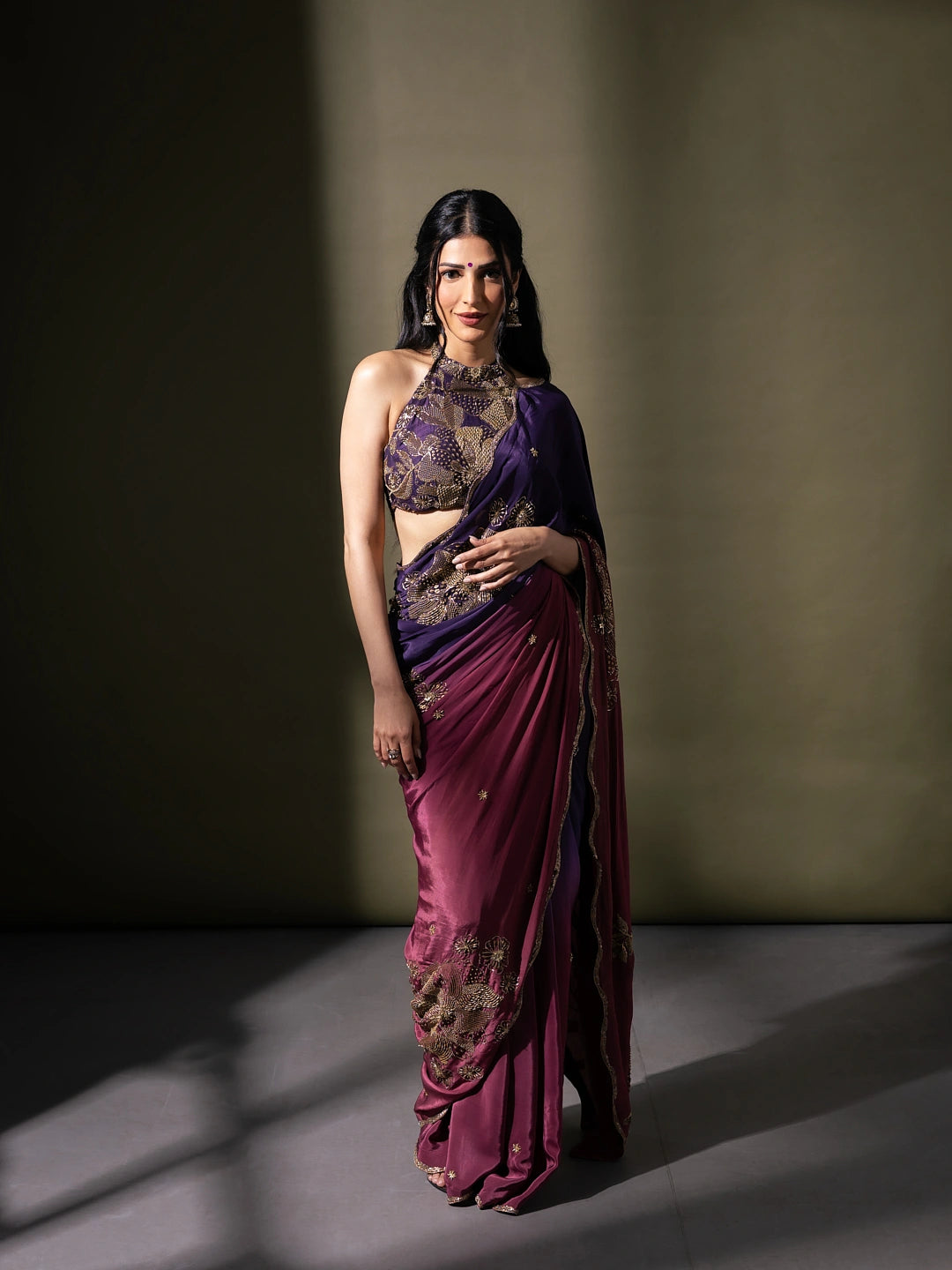 Amethyst Saree