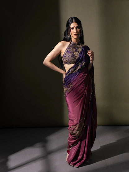 Amethyst Saree