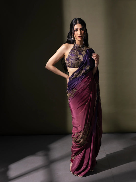 Amethyst Saree
