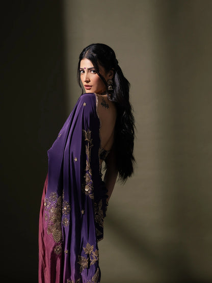 Amethyst Saree