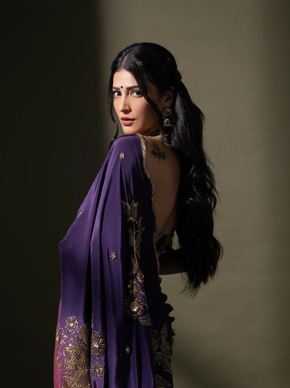 Amethyst Saree