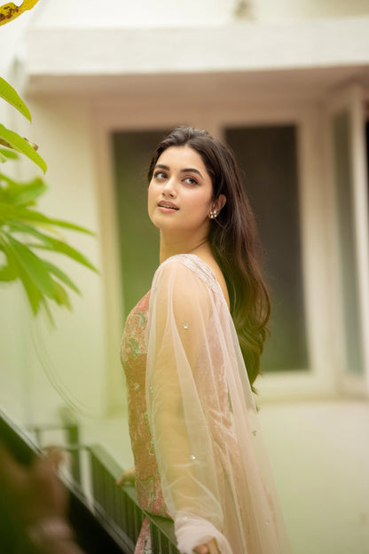 Bhagyashri Borse in Aurora Pink Set