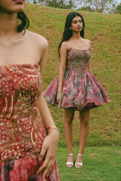 Pippa Willow Blossom Corset Dress