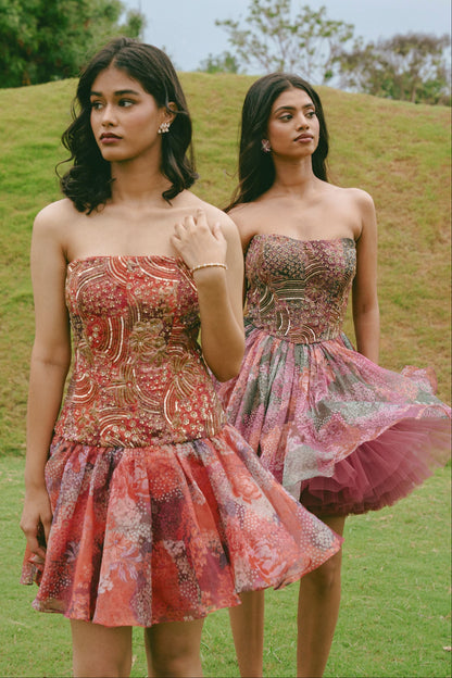 Pippa Willow Blossom Corset Dress