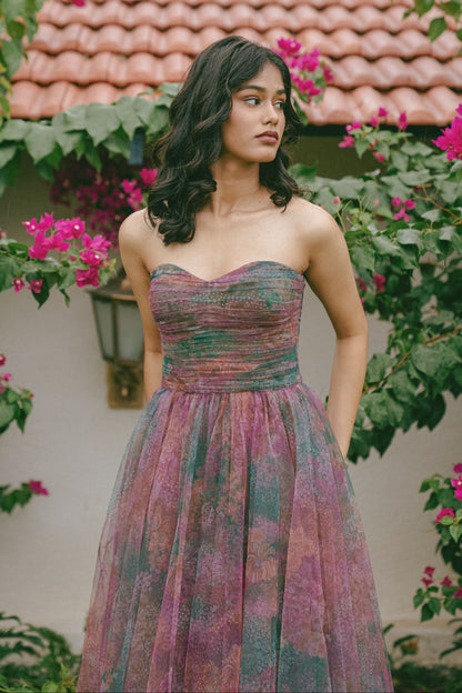 Rose Mist Blossom Dress