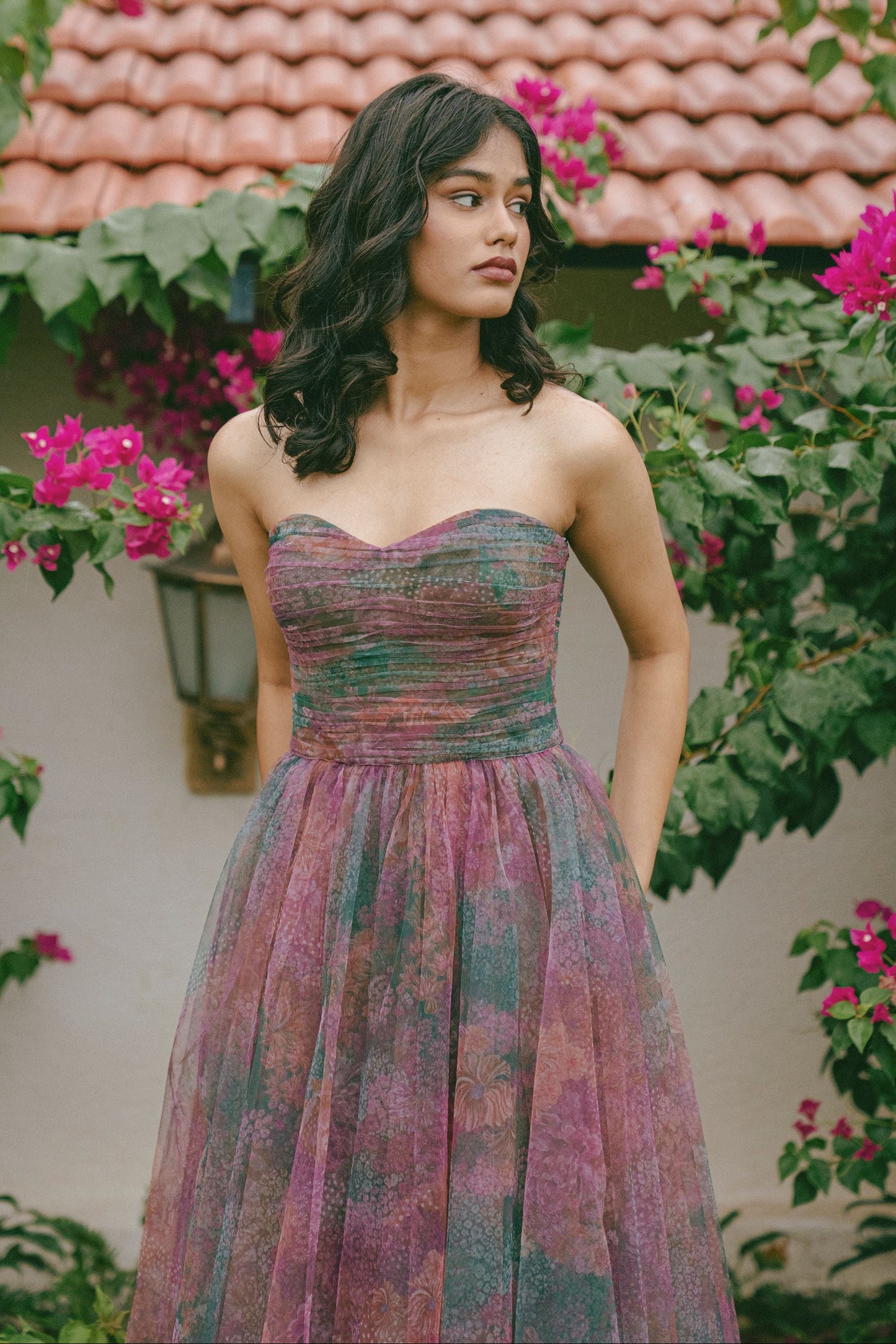 Rose Mist Blossom Dress