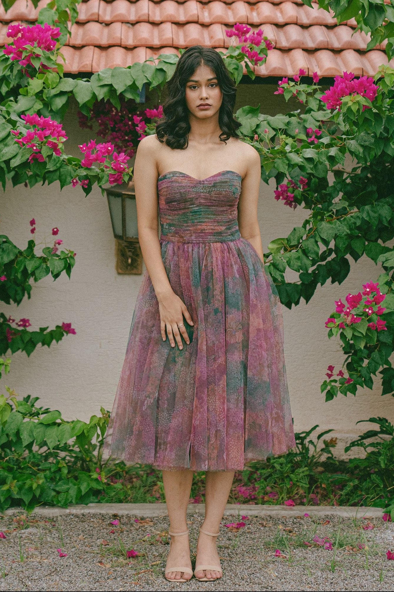 Rose Mist Blossom Dress