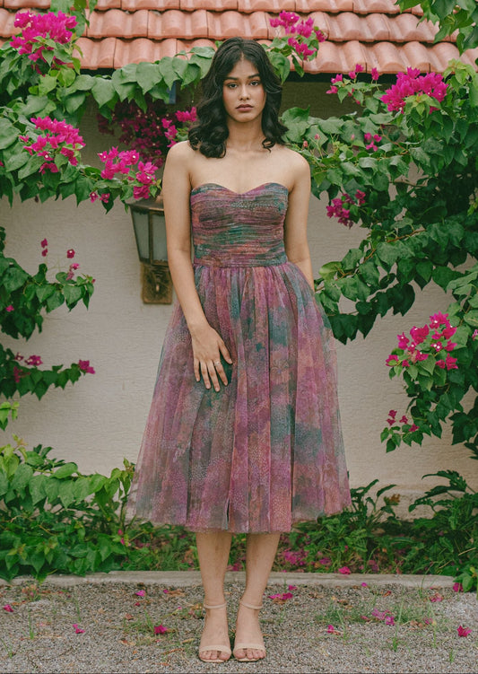 Rose Mist Blossom Dress