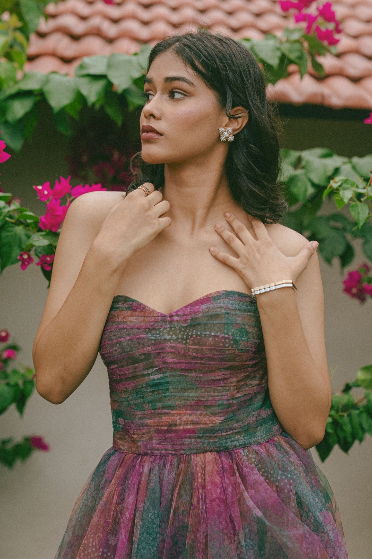 Rose Mist Blossom Dress