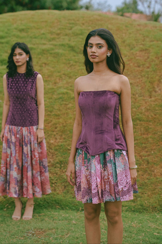Velvet Orchid Blossom Co-ord