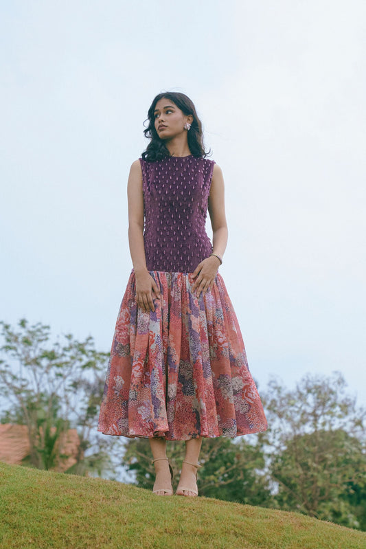 Violet Bloom Reverie Dress