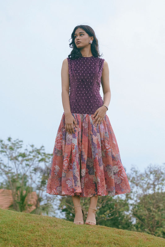 Violet Bloom Reverie Dress