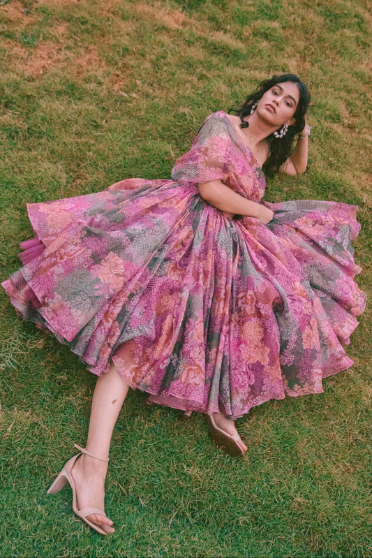 Springdale twilight blossom dress
