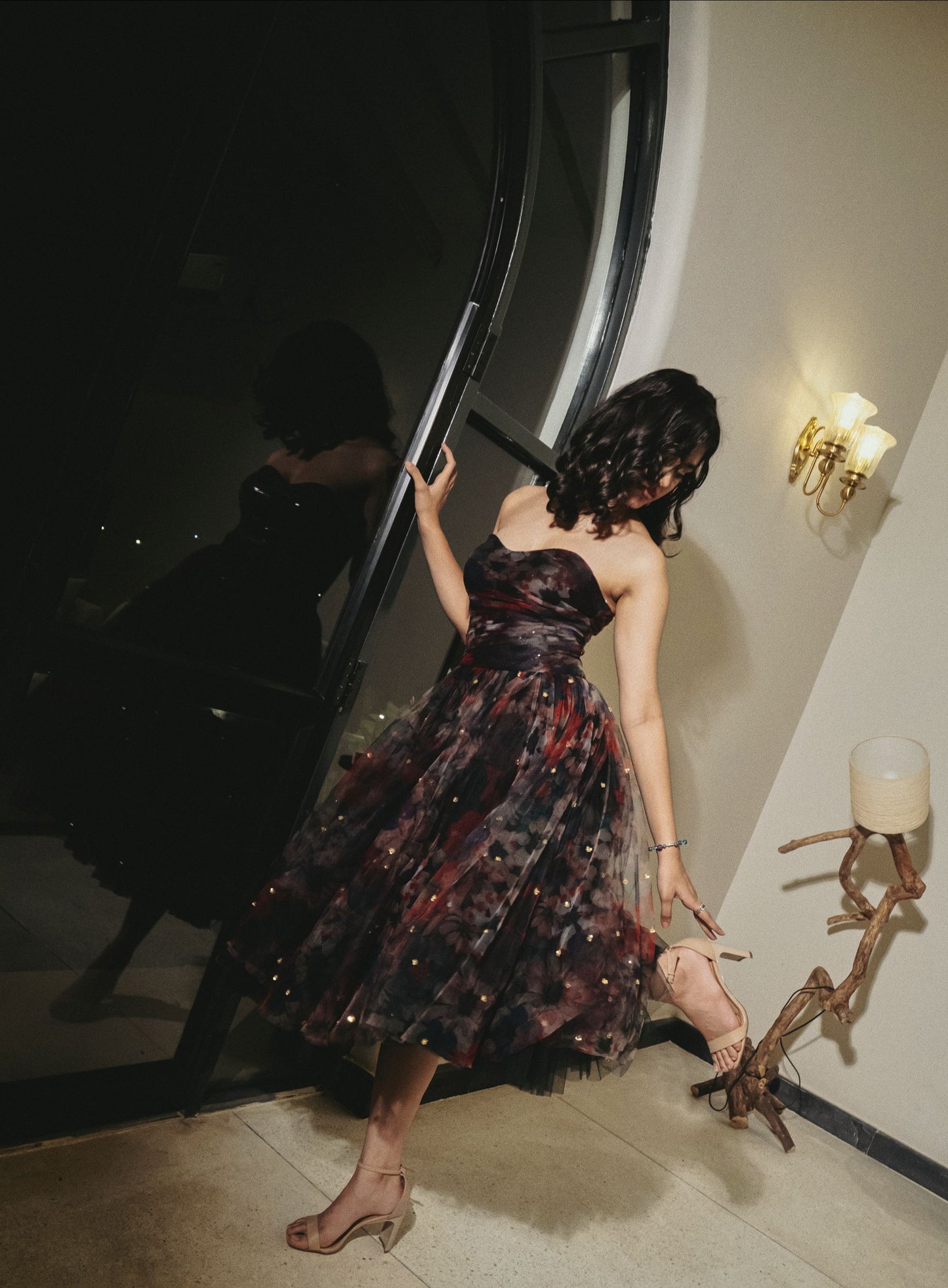 Starlit Blossom Gown