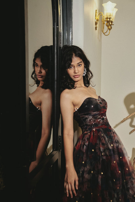 Starlit Blossom Gown