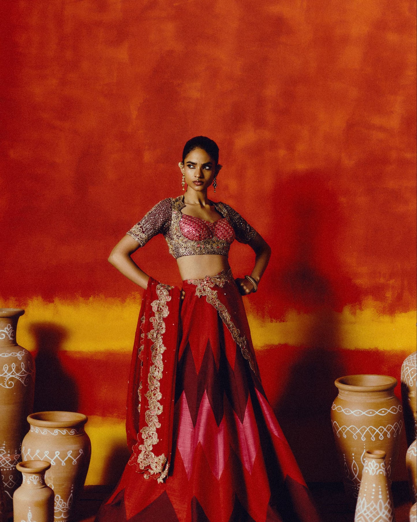 Aruna Rekha Lehenga Set