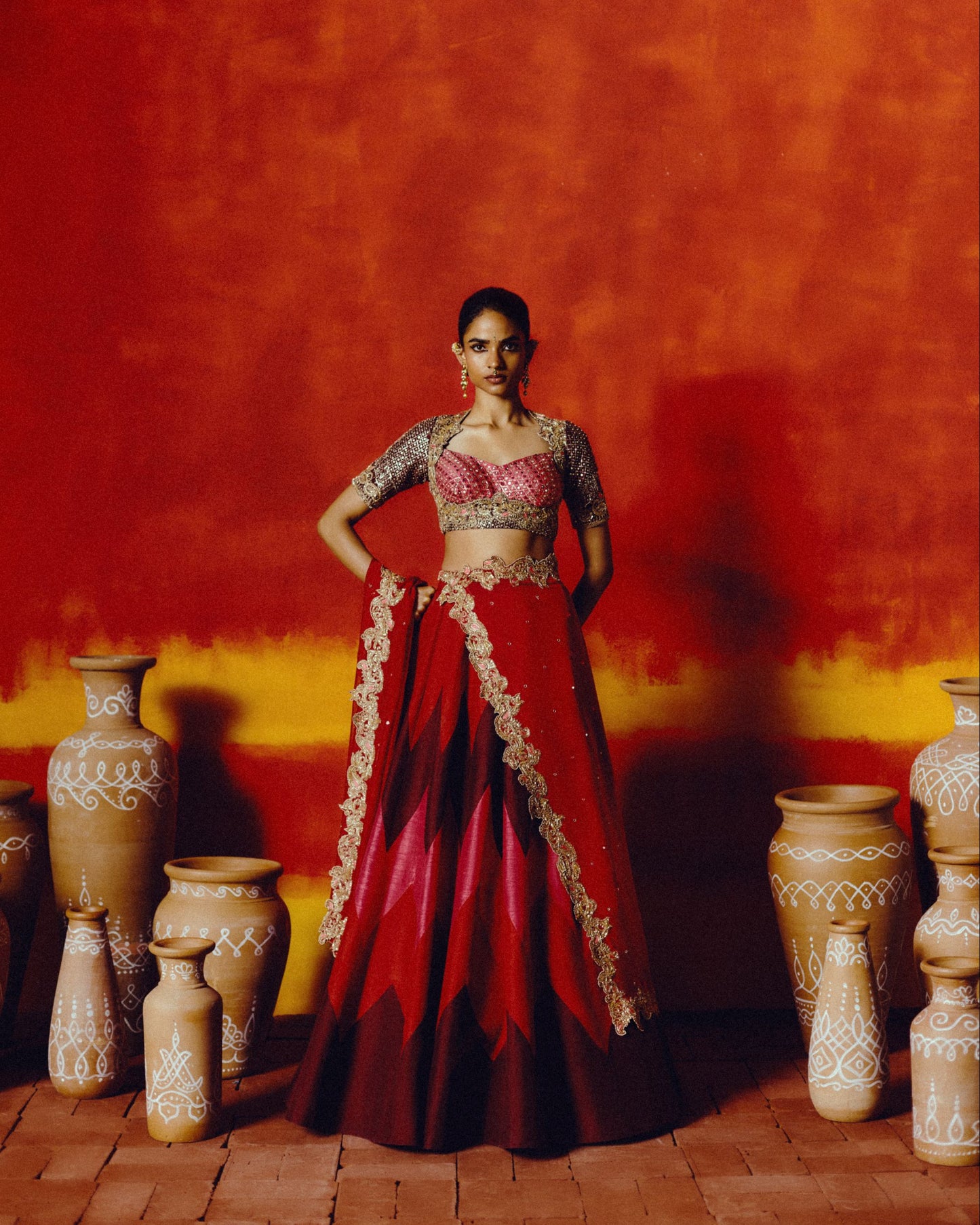 Aruna Rekha Lehenga Set
