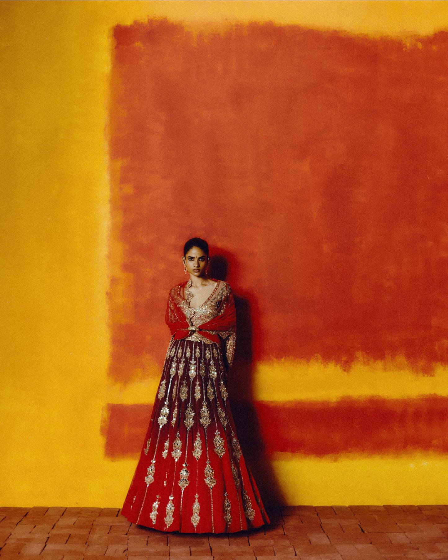 Kumkum Vizhavu Lehenga Set