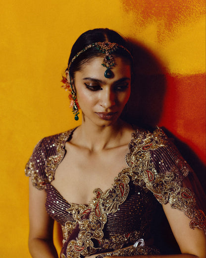 Ponnazhagi Lehenga Set